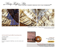 Tablet Screenshot of marytaylorart.com